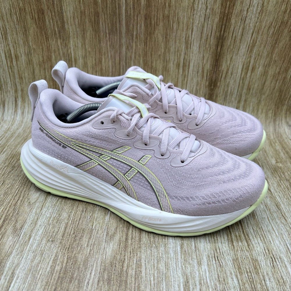 ASICS GEL-Cumulus‎ 27 Women's Size 8 Running Shoes Beige/Huddle Yellow 1012B772
